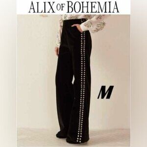 Alix Of Bohemia - Women's Charlie Rodeo Velvet Pant - Black. Size: M. NWT